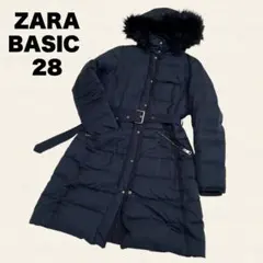 【さち様用】ZARABASIC ザラ Aライン ロング ダウンコート ベルト M