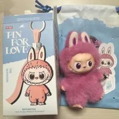 ラブブ イニシャル キーホルダー Q