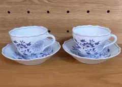 ロイヤルコペンハーゲン ブルーフラワー 両手 スープカップ 2客 22