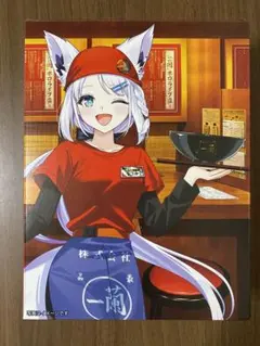 白上フブキ 一蘭博多細麺セット コラボ限定アクリルスタンド 専用箱