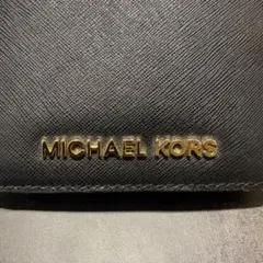 MICHAEL KORS ブラック 二つ折り財布