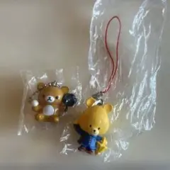 【新品】リラックマ＆ロロのストラップ・キーホルダーセット