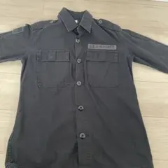 AVIREX × moussy ミリタリーシャツ　ブラックのサムネイル
