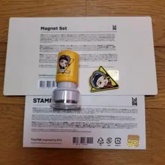 ☺️BTS☺️TinyTan スタンプ＆マグネットセット V テテ 未使用