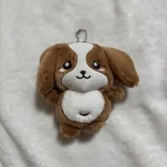 かわいい　犬　ぬいぐるみ　茶色　チェーン付き