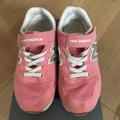 new balance YV996JG3 キッズスニーカー 21.5cm ピンク