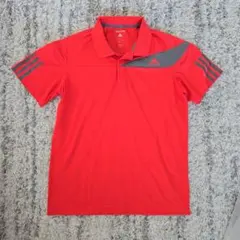 adidas response climacool ポロシャツ 赤