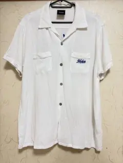 藤井風　ヘンレコ　ボーリングシャツ白Sサイズ 藤井風 ヘンレコ ユニフォーム ボーリング シャツ ホワイト（青春） S