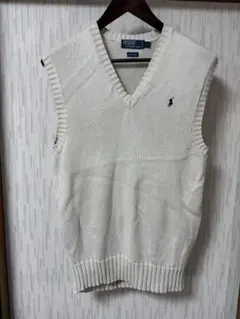 ラルフローレン RALPH LAUREN コットンベスト Lのサムネイル