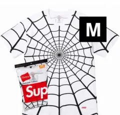 Supreme Hanes スパイダーウェブ Tシャツ Mサイズ