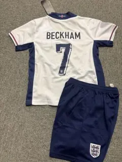 160cm イングランド代表　ベッカム 子供サッカーシャツセット