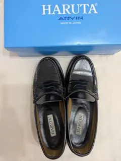 HARUTA ARVIN 黒 ローファー