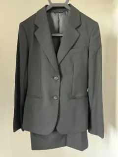 【洋服の青山】リクルートスーツ ブラック 7号（IMGN）