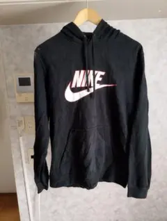 ナイキ ビッグスウォッシュ プルオーバーパーカー M ブラック