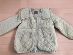 Petit main キルティングジャケット 薄い緑色　 サイズL