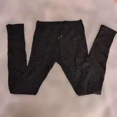 レギンス 前総レース 伸縮性