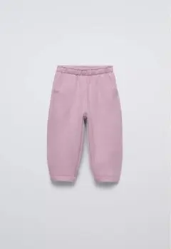 【ZARA】ラベルプラッシュパンツのサムネイル