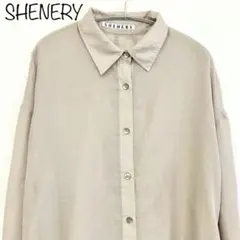 【SHENERY】シアーボイルシャツ　ベージュのサムネイル