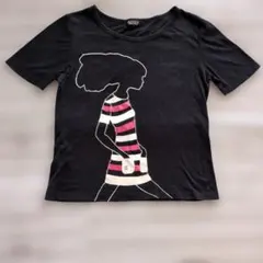 SONIA RYKIEL Tシャツ ブラック 38のサムネイル