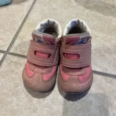 ミキハウス ピンク ベビーシューズ　13.5cm