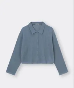 GU メッシュポロカーディガン