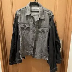 Niko and メンズ ダメージデニムジャケット