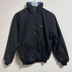80s USA製　パタゴニア シェルドシンチラ ナイロン ジャケット ブラック