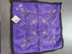 ANNA SUI 紫色 ハンカチ