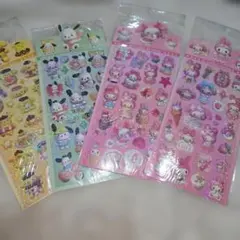 シール　ステッカー　ポムポムプリン　ポチャッコ　マイメロ