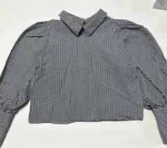 ワンアフターアナザーナイスクラップ　ギンガムチェック長袖シャツ Fサイズ