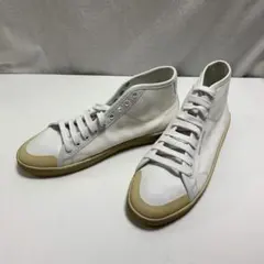 SAINT LAURENT キャンバス×レザー ミッドトップ スニーカーのサムネイル