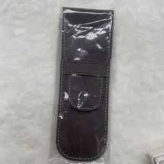 ZARD ダークブラウン レザー 筆箱