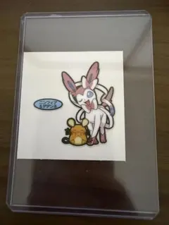 ニンフィア&デデンネ　非売品 ポケモン ポケモンパン デコキャラシール