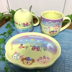 ダッフィー スーベニア カップ&プレート ウィッシングトゥゲザー
