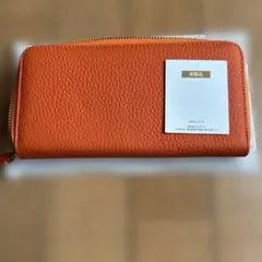 ※新品※ オレンジ ラウンドファスナー 長財布のサムネイル