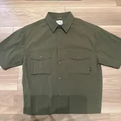 POWERTOTHEPEOPLE メンズ　M ワークシャツ　カーキ