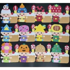 誕生日表 壁面飾り ⭐️ラスト1点