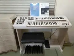 YAMAHA Electone ME-55 本体 椅子付き　直接引取り限定のサムネイル