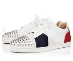 ChristianLouboutinスタッズスニーカー23.5クリスチャンルブタ