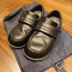 MOONSTAR フォーマルシューズ 19.0EE ブラック 受験