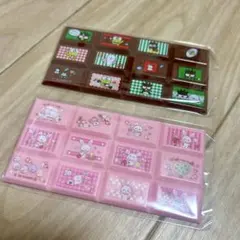 ちょこぶろっくしーる ♥️バッドばつ丸 けろけろけろっぴ ウィッシュミーメル 2枚
