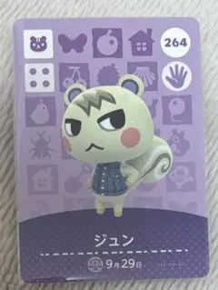 amiiboカード あつ森 第3弾 ジュン1枚