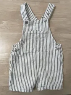 ZARA ストライプ柄オーバーオール 80cm