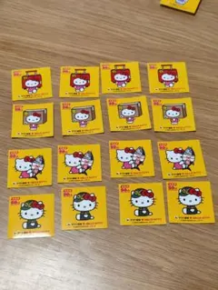 ハローキティ ヤマト運輸50周年記念シール 16枚セット