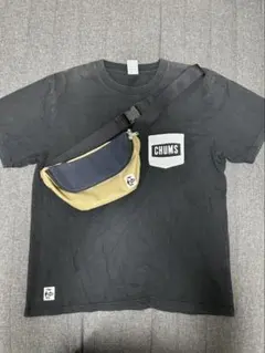 CHUMS ブラックTシャツ ショルダーバッグセットのサムネイル