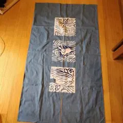 波模様のウサギのれん 147×85