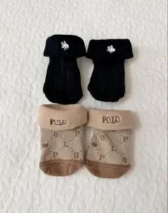 新生児〜　POLObaby 靴下2足セット