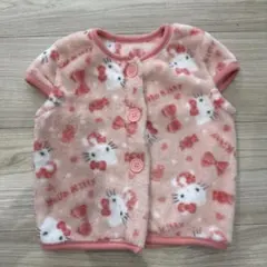 ハローキティ フリース ベビーベスト 90