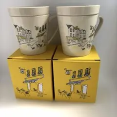 【新品未使用】カルディ 紅茶の日 2021 蓋付きマグカップ 2個セット 猫