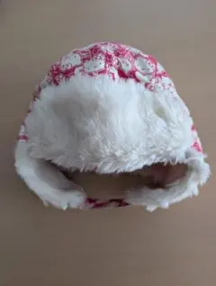 ハローキティ ピンク フリース　ニット帽　子供　女の子